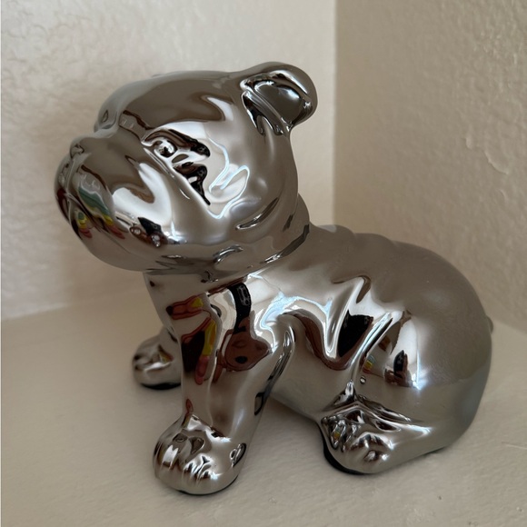 Silver Bulldog Figurine - Picture 2 of 7
